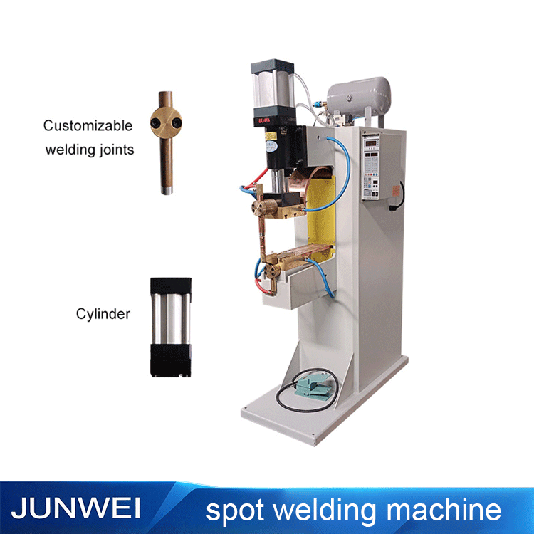 JUNWEI machine photograph showing the cylinder and customizable welding joint