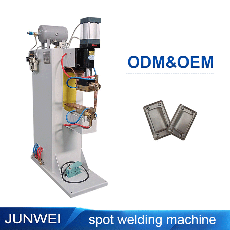 JUNWEI spot welding machine and metal workpiece examples